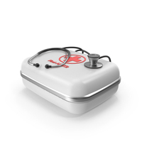 Stethoscope On First Aid Kit PNG & PSD Images