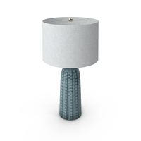 Macario Table Lamp Blue PNG & PSD Images