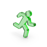 Man Run Glass PNG & PSD Images