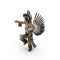 American Indian in a Ritual Dance PNG & PSD Images