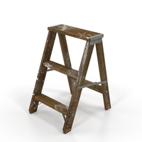 Old Wooden Step Ladder PNG & PSD Images