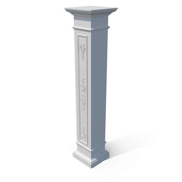 Square Decorative Column PNG & PSD Images