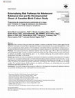 Research paper thumbnail of Externalizing Risk Pathways for Adolescent Substance Use and Its Developmental Onset: A Canadian Birth Cohort Study: Trajectoires de comportements extériorisés et le risque pour l’initiation et l’usage de substances des adolescents : Une étude de cohorte de naissance canadienne