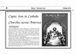 Research paper thumbnail of Coptic Icon in Catholic Churches across America