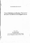 Research paper thumbnail of Peter Serracino Inglott Three sidelights on a paradox The cult of St Paul in Post Reformation English Culture