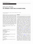 Research paper thumbnail of The contribution of stereo vision to one-handed catching