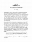 Research paper thumbnail of Target Israel What It Means For Our Global Future