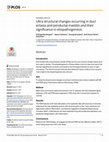 Research paper thumbnail of Ultra structural changes occurring in duct ectasia and periductal mastitis and their significance in etiopathogenesis