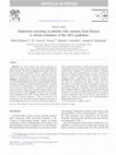 Research paper thumbnail of Depression screening in patients with coronary heart disease: A critical evaluation of the AHA guidelines