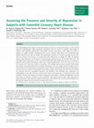 Research paper thumbnail of Assessing the Presence and Severity of Depression in Subjects with Comorbid Coronary Heart Disease