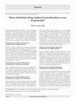 Research paper thumbnail of Does stimulant drug–induced sensitization occur in primates?