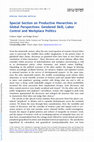 Research paper thumbnail of Special Section on Productive Hierarchies in Global Perspectives: Gendered Skill, Labor Control and Workplace Politics