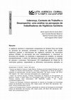 Research paper thumbnail of Liderança, Contexto de Trabalho e Desempenho: uma análise na percepção de trabalhadores da Vigilância Sanitária