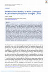 Research paper thumbnail of Old Wine in New Bottles, or Novel Challenges? A Labour History Perspective on Digital Labour