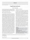 Research paper thumbnail of Legalizing marijuana