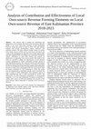 Research paper thumbnail of Analysis of Contribution and Effectiveness of Local Own-source Revenue Forming Elements on Local Own-source Revenue of East Kalimantan Province 2018-2023