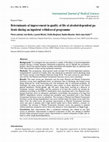 Research paper thumbnail of Determinants of improvement in quality of life of alcohol-dependent patients during an inpatient withdrawal programme