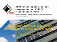 Research paper thumbnail of Références spatiales des compagnies de l’EPFL « Innovation Park »