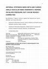 Research paper thumbnail of Arterial stiffness index beta and cardio-ankle vascular index inherently depend on blood pressure but can be readily corrected