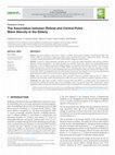 Research paper thumbnail of The Association between Retinal and Central Pulse Wave Velocity in the Elderly