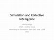 Research paper thumbnail of Simulation and Collective Intelligence