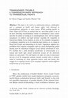 Research paper thumbnail of Transgender Trouble. A Transdisciplinary Approach to Transgender Rights