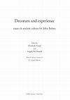 Research paper thumbnail of Decorum and experience: essays in ancient culture for John Baines (co-edited with Angela McDonald) PDF is TOC only.