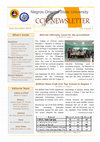 Research paper thumbnail of CCJE Newsletter Vol.I (1)