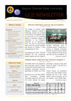 Research paper thumbnail of NORSU COLLEGE OF CRIMINAL JUSTICE EDUCATION NEWSLETTER, 1(1)