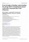 Research paper thumbnail of From drought to flooding: understanding the abrupt 2010–11 hydrological annual cycle in the Amazonas River and tributaries