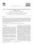 Research paper thumbnail of Effect of Aggregate Quality on the Properties of Concrete