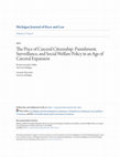 Research paper thumbnail of The Price of Carceral Citizenship: Punishment, Surveillance, and Social Welfare Policy in an Age of Carceral Expansion