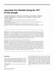 Research paper thumbnail of Amazonian Tree Mortality during the 1997 El Niño Drought