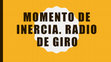 Research paper thumbnail of MOMENTO DE INERCIA