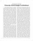 Research paper thumbnail of Vitruvije: Deset knjiga o arhitekturi