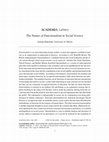 Research paper thumbnail of The Nature of Functionalism in Social Science