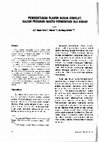 Research paper thumbnail of Pembentukan Flavor Bubuk Cokelat, Kajian Peranan Waktu Fermentasi Biji Kakao