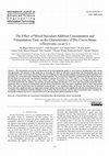 Research paper thumbnail of The Effect of Mixed Inoculum Addition Concentration and Fermentation Time on the Characteristics of Dry Cocoa Beans (Theobroma cacao L.)