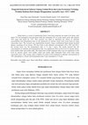 Research paper thumbnail of Pengaruh Konsentrasi Substrat Tepung Limbah Brem dan Lama Fermentasi Terhadap Produksi Kalsium Sitrat dengan Menggunakan Aspergillus niger ATCC 16404