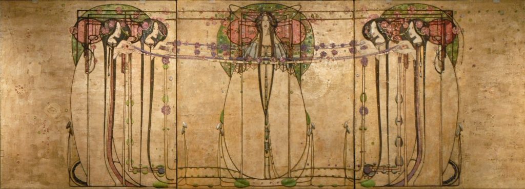 En 2018 Glasgow fête Mackintosh / aufildeslieux.fr / The May Queen, Margaret Macdonald