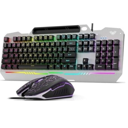 AULA F2028 Wired USB Membrane Gaming Keyboard Black