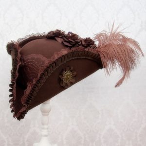 Steampunk Pirate Hat brown