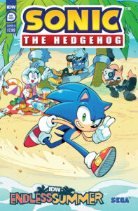 IDW Endless Summer--Sonic the Hedgehog Variant B (Lawrence Connected Cover)