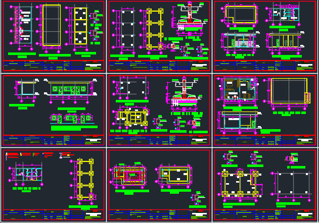 File cad thiết kế cây xăng đạt tiêu chuẩn, đầy đủ hồ sơ thiết kế