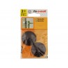 Self-adhesive Wall Buffer Fix-o-moll - ∅40 mm, Brown