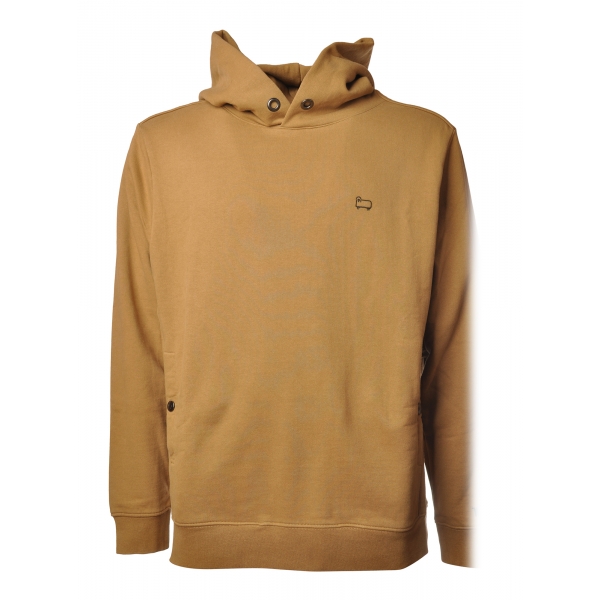 Woolrich - Hooded Sweatshirt with Logo - Beige - Luxury Exclusive Collection