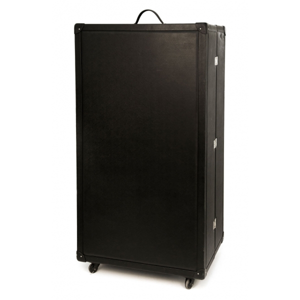 Janné Hebuterné - Clothes Rack - Trunk in Saffiano Calfskin - Black - Handmade in Italy - Luxury Exclusive Collection