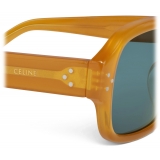 Céline - Black Frame 49 Sunglasses in Acetate - Milky Honey - Sunglasses - Céline Eyewear