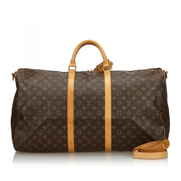 Louis Vuitton Vintage - Monogram Keepall Bandouliere 60 Bag - Brown - Monogram Leather Handbag - Luxury High Quality