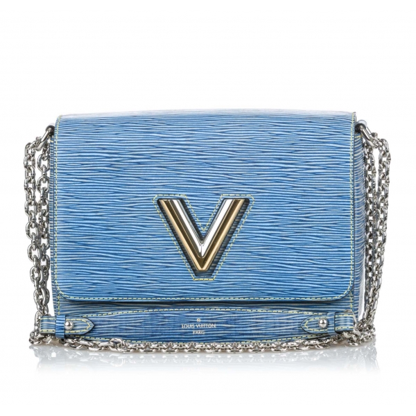 Louis Vuitton Vintage - Epi Twist MM Bag - Blue - Leather and Epi Leather Handbag - Luxury High Quality